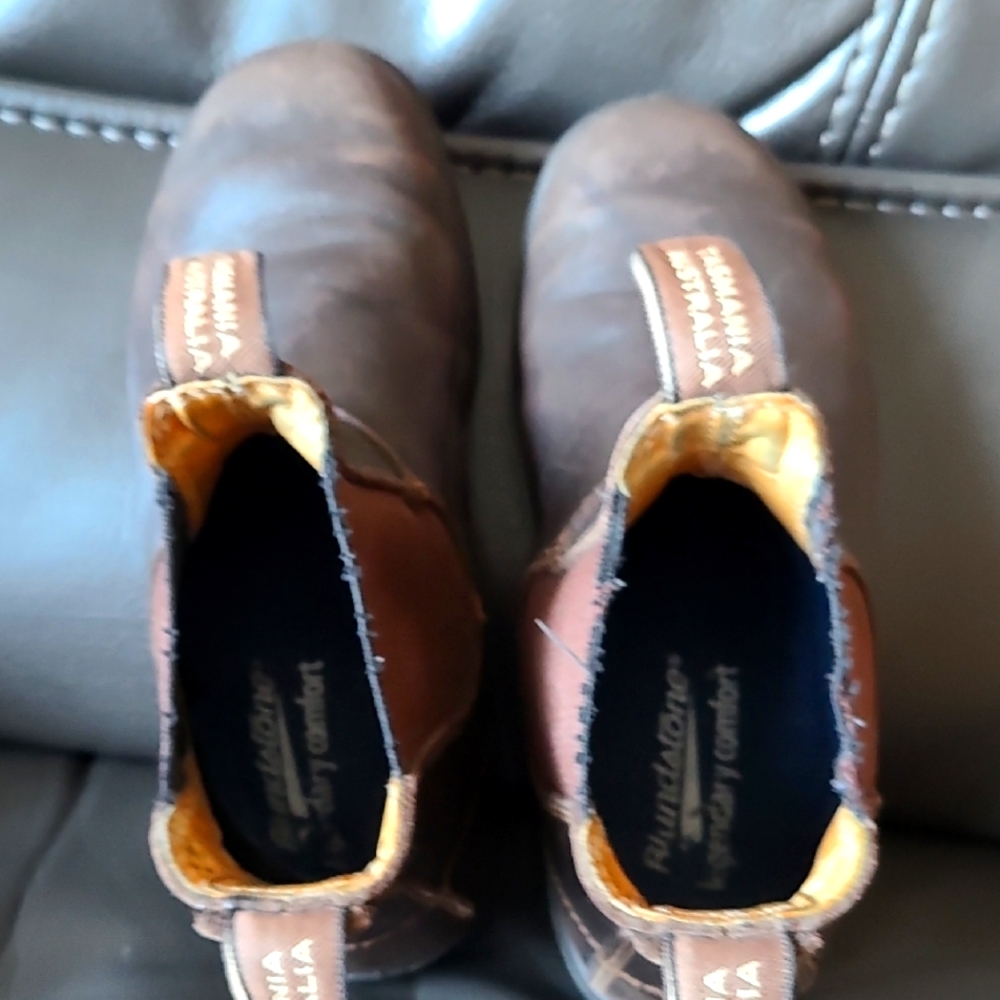 Blundstone Brown Leather Ankle Boots